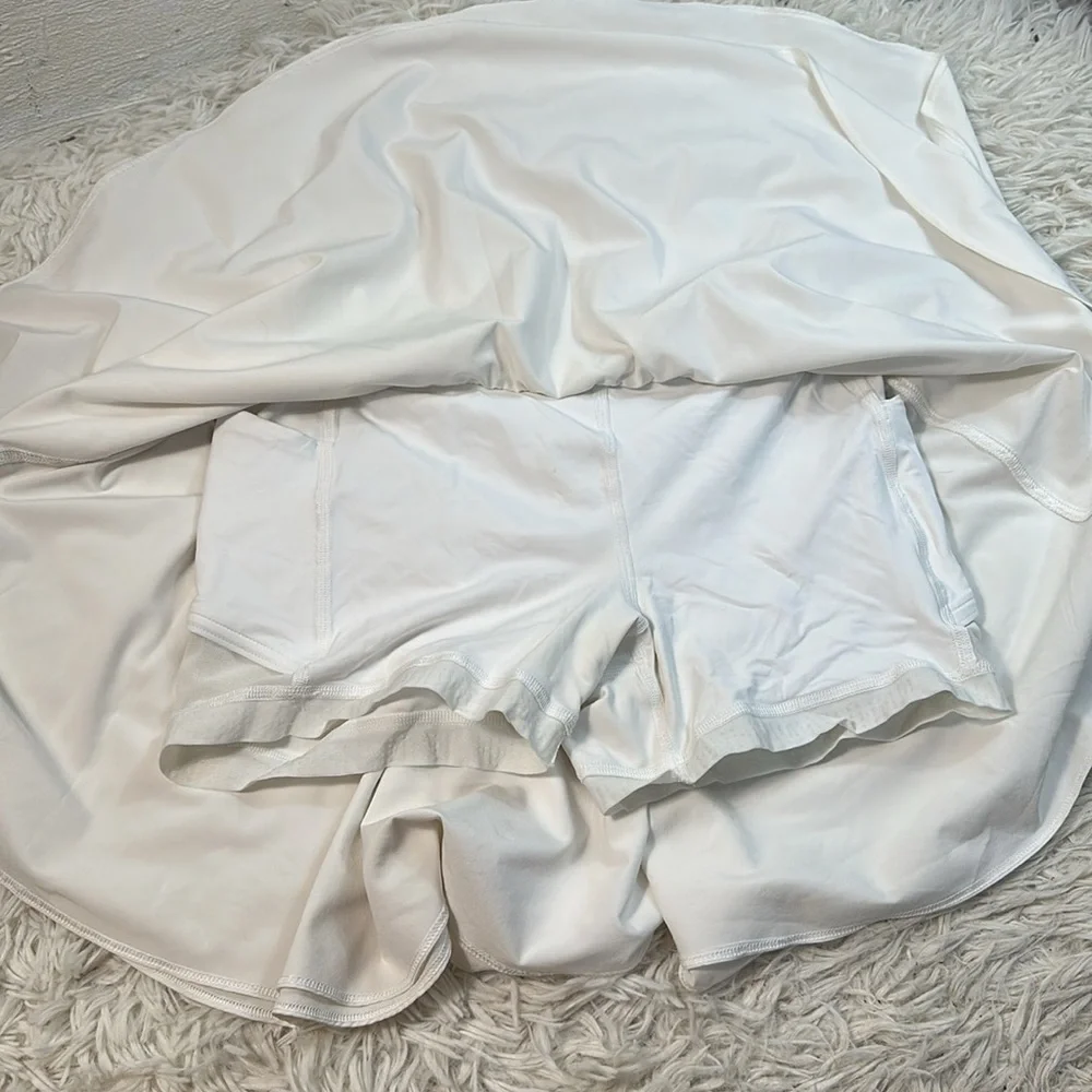 Lululemon Court Rival High Rise Skirt *Tall White